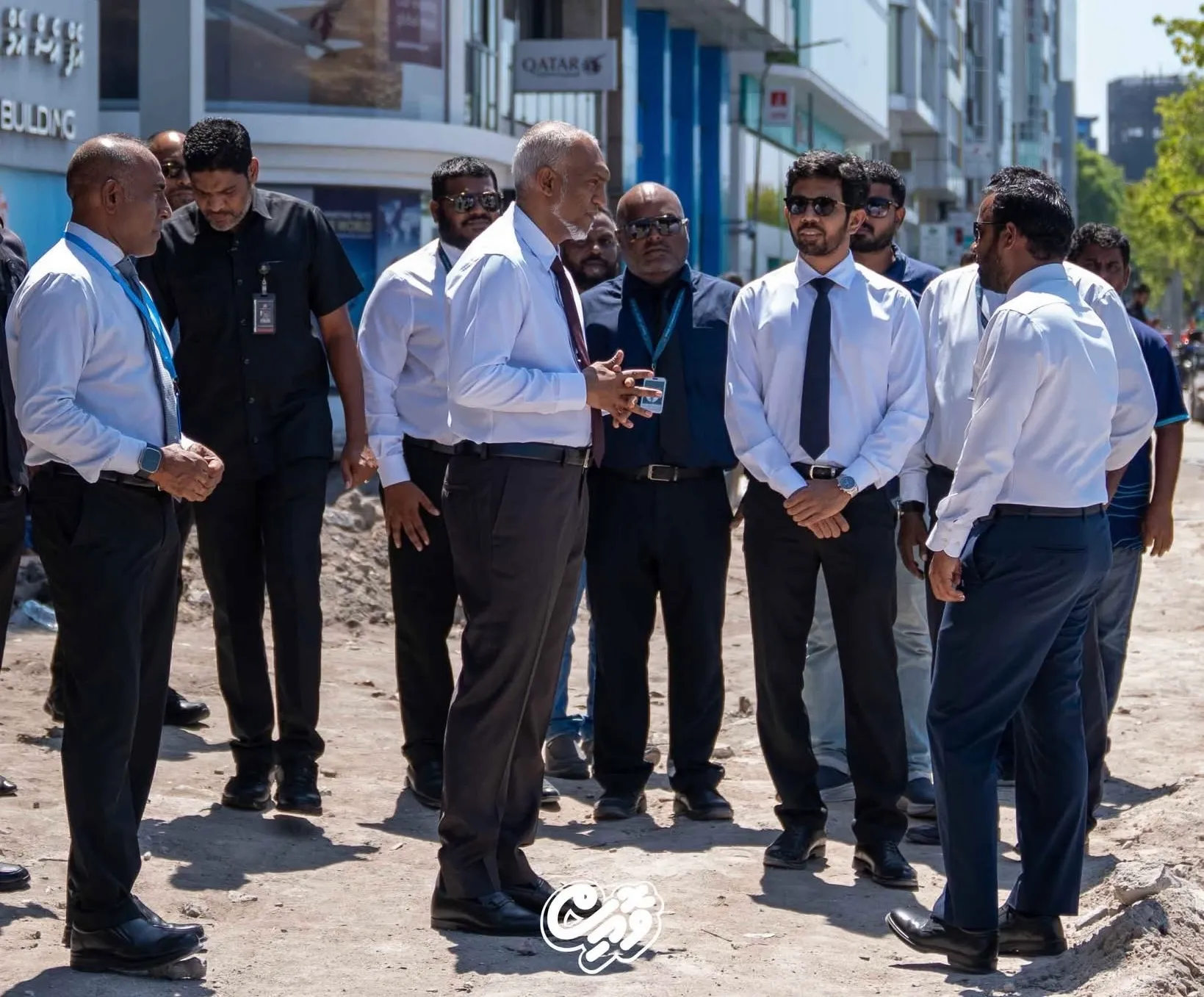 ބޮޑުތަކުރުފާނު މަގުގެ މަސައްކަތް ރައީސް ބައްލަވައިލެއްވުން: ފޮޓޯ/ ވޮއިސް