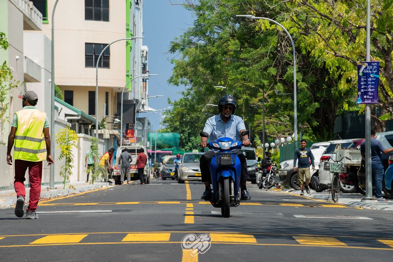 މާލެ ސިޓީގެ މަގެއް މަތި