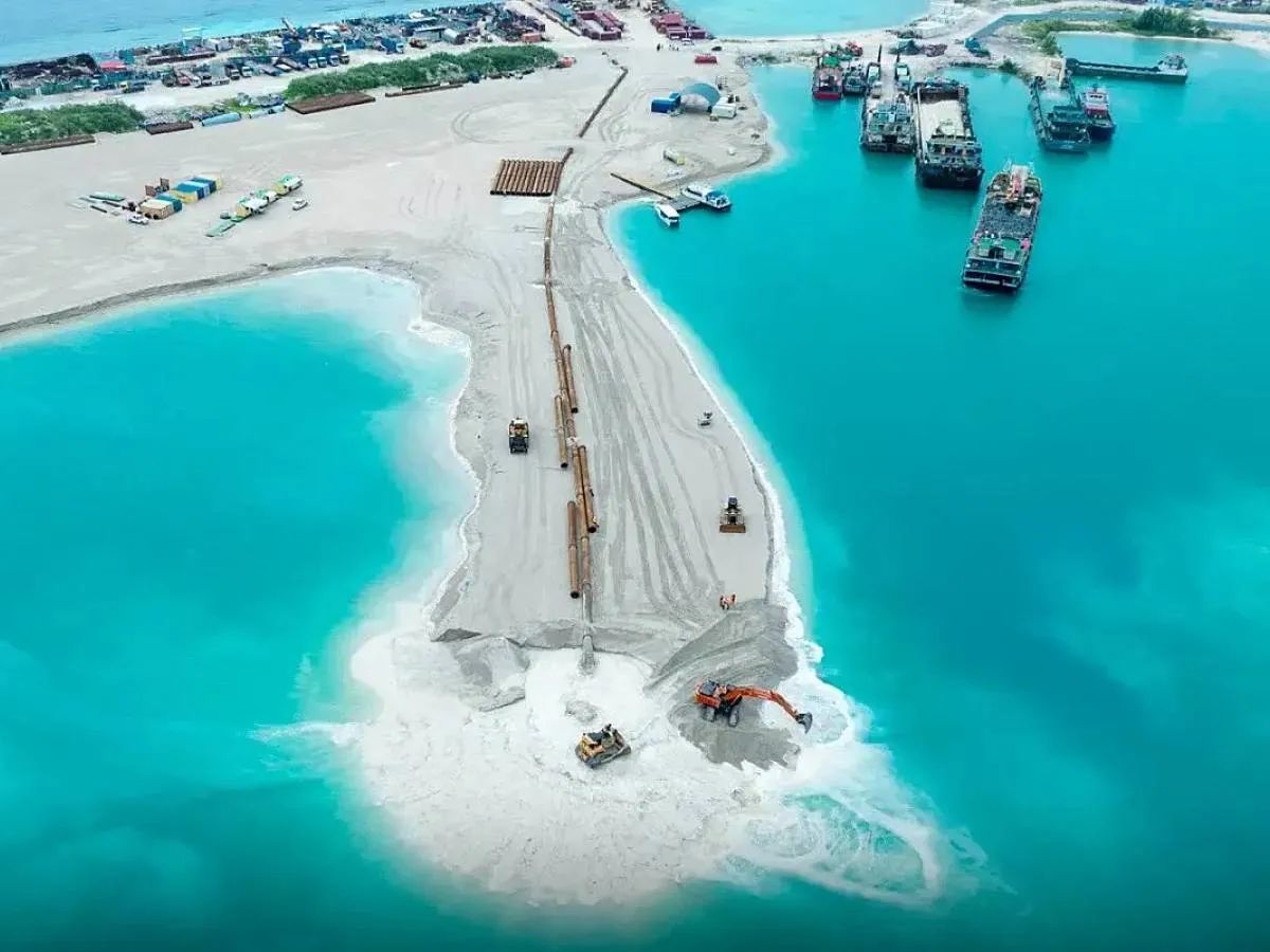 Land reclamation in Hulhumale' phase III (Photo/Urbanco)