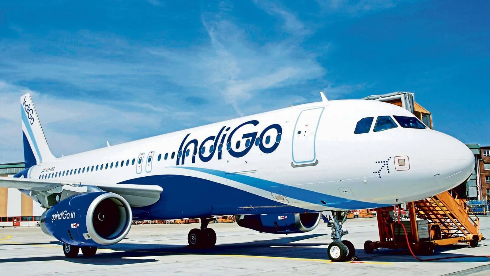 An IndiGo airplane-- Photo:IndiGo