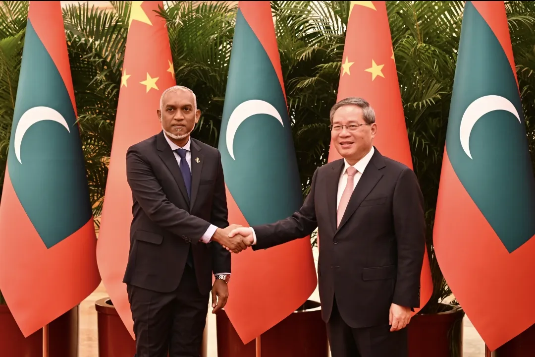 ޗައިނާ އާއެކު ކުރެވުނީ ކާމިޔާބު، ބޮޑެތި ފައިދާ ތަކެއް ވާނެ މަޝްވަރާ ތަކެއް: ރައީސް މުޢިއްޒު