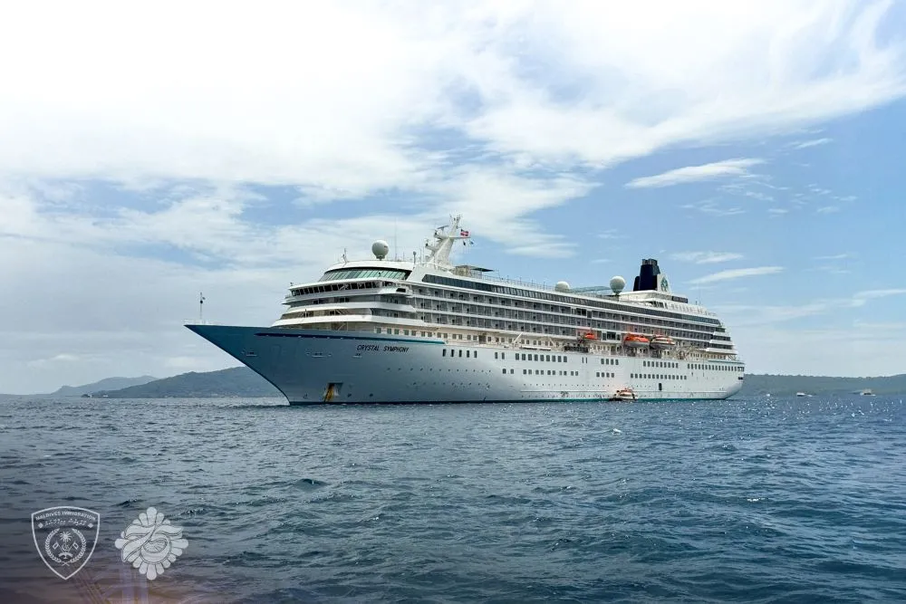 MS Crystal Symphony (Photo/Maldives Immigration)