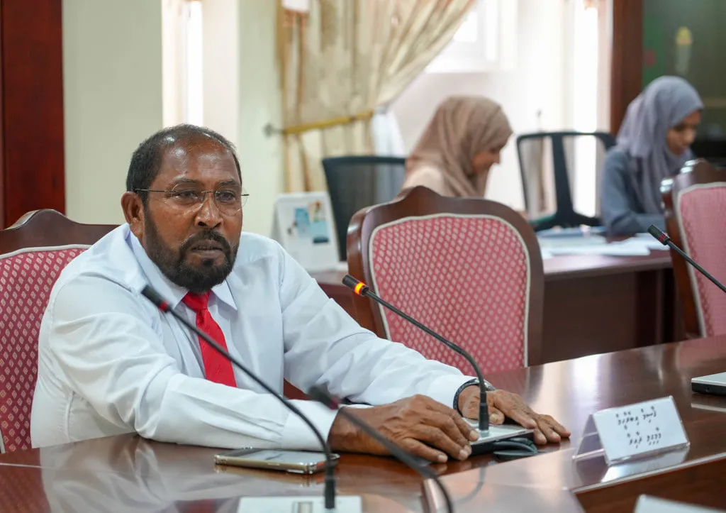 ޖުމްހޫރީ ޕާޓީގެ ލީޑަރު އަދި މާމިގިލީ ދާއިރާގެ މެންބަރު ޤާސިމް އިބްރާހީމް: ފޮޓޯ/ މަޖިލިސް