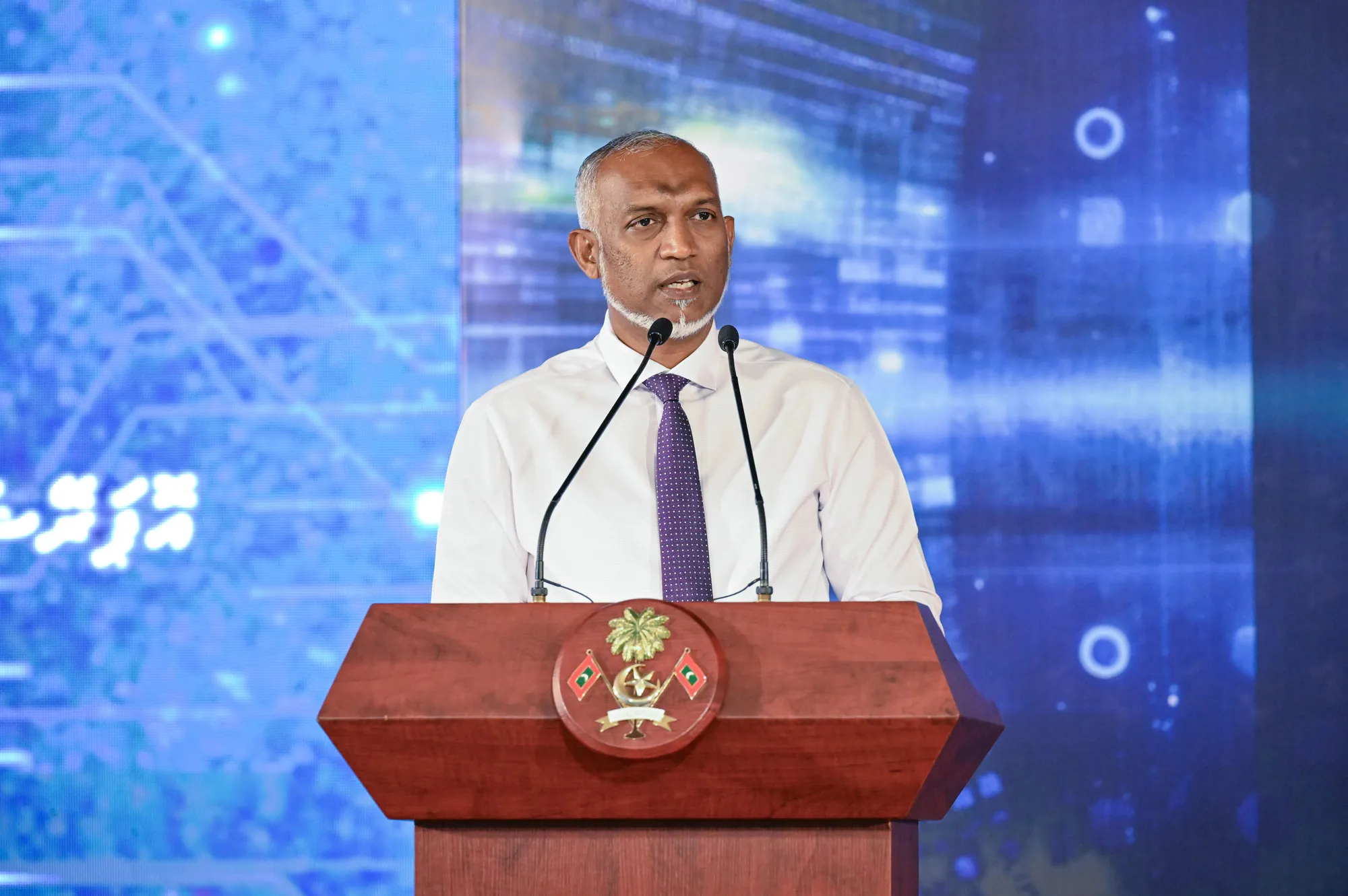 ރައީސް ޑރ.މުޙައްމަދު މުޢިއްޒު-- ފޮޓޯ: ރައީސް އޮފީސް