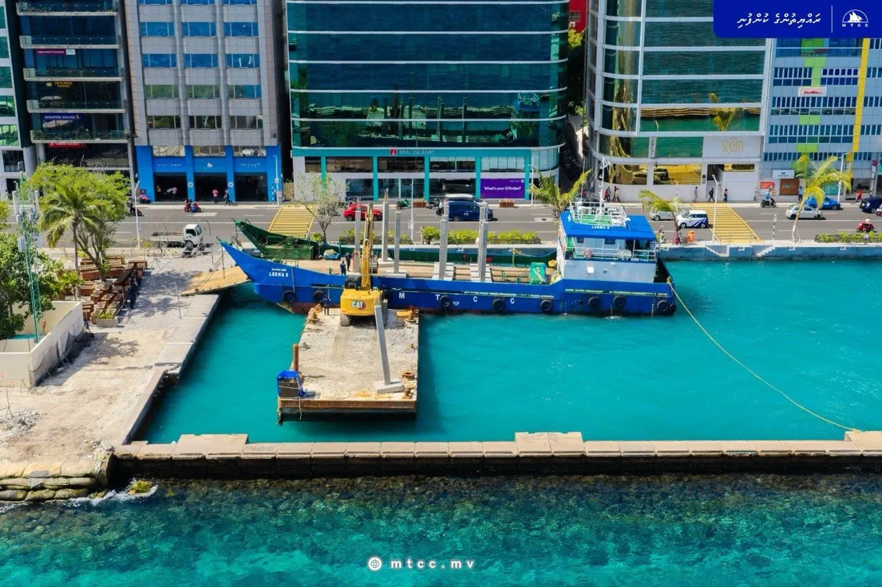 މާލޭ އުތުރު ފަރާތު ބަނދަރުގައި ހަ ފިންގަރ ޖެޓީ ހެދުމުގެ އަމަލީ މަސައްކަތް ފަށައިފި