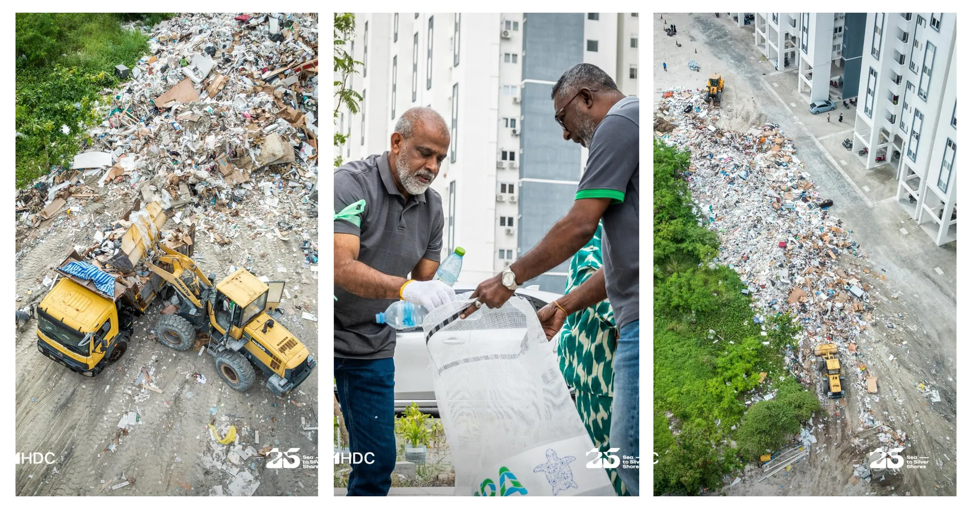 "މަދިރިން ރައްކާ" ޕްރޮގުރާމުގެ ދަށުން، "އަމާން" ޓަވަރުތައް ހިމެނޭ ސަރަހައްދު ސާފުކުރުމުގެ ބޮޑު ހަރަކާތެއް ކުރިއަށް ގެންގޮސްފި