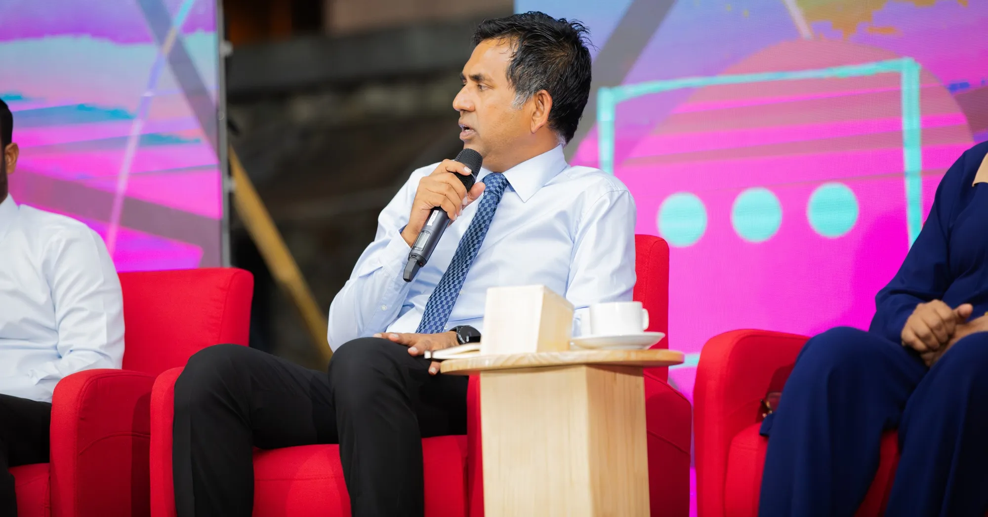 އިޤުތިޞާދީ ތަރައްޤީއާއި ވިޔަފާރިއާ ބެހޭ ވުޒާރާގެ ވަޒީރު މުޙައްމަދު ސަޢީދު - ފައިލް ފޮޓޯ: ދުވަސް