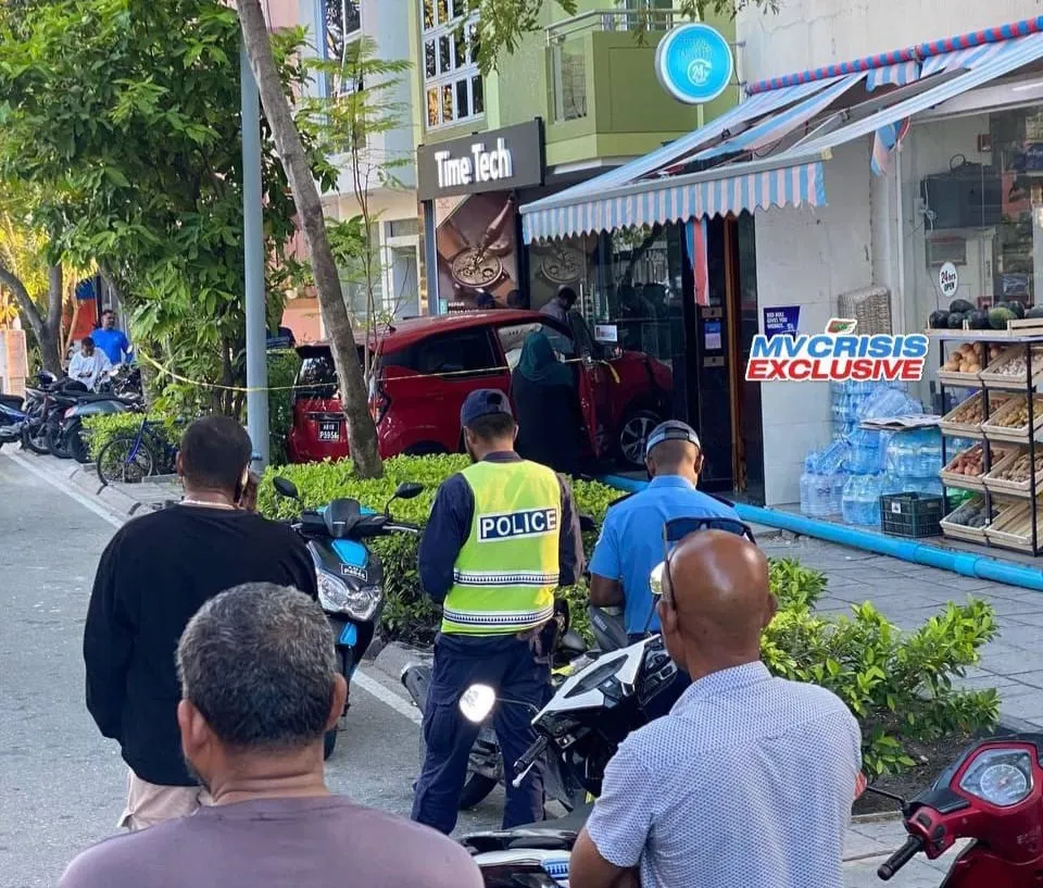 ހުޅުމާލޭގައި މިއަދު ހިނގި އެކްސިޑެންޓް