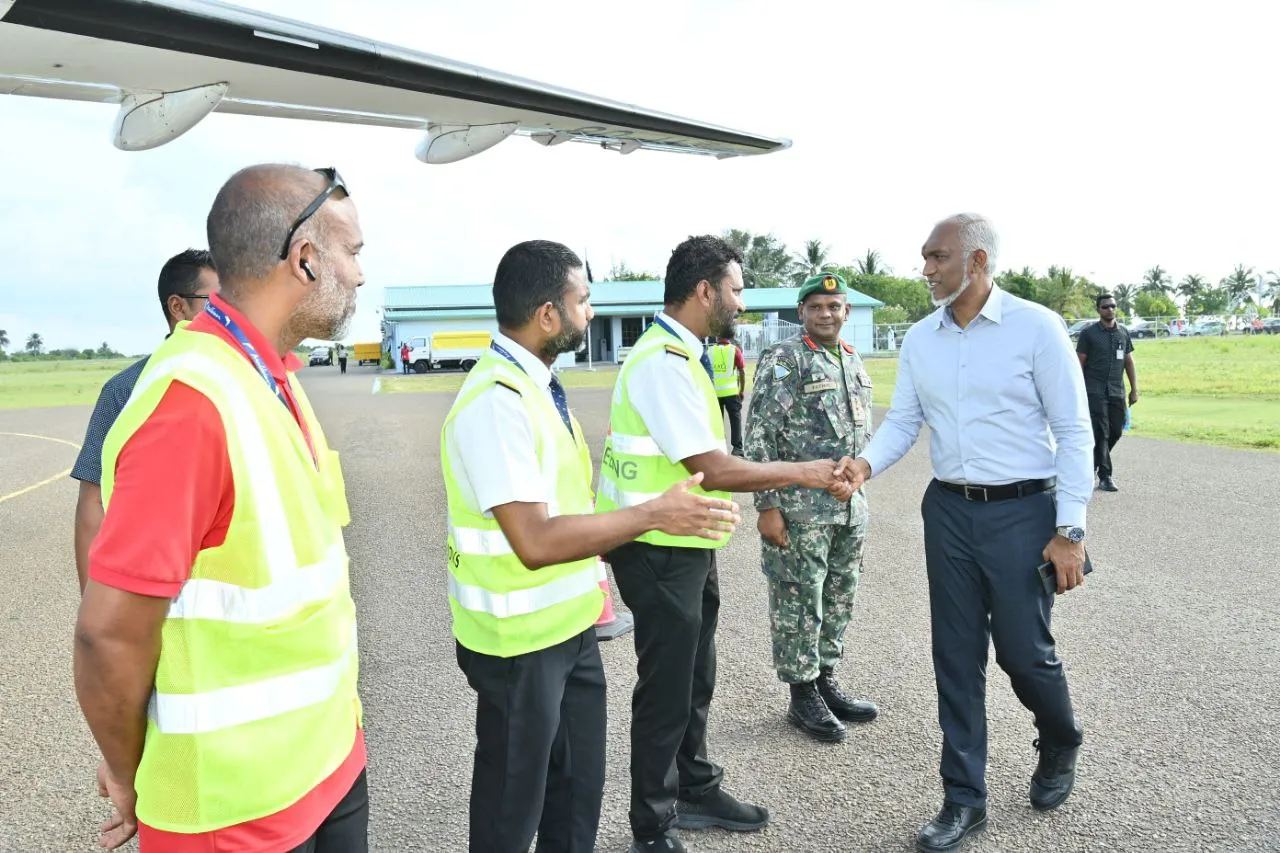 ރައީސް ޑރ.މުޙައްމަދު މުޢިއްޒު-- ފޮޓޯ: ރައީސް އޮފީސް