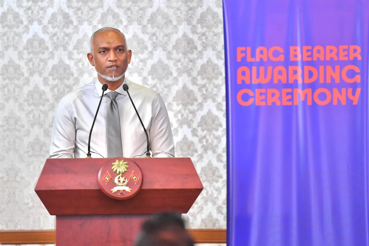 ރައީސް ޑރ.މުޙައްމަދު މުޢިއްޒު-- ފޮޓޯ: ރައީސް އޮފީސް