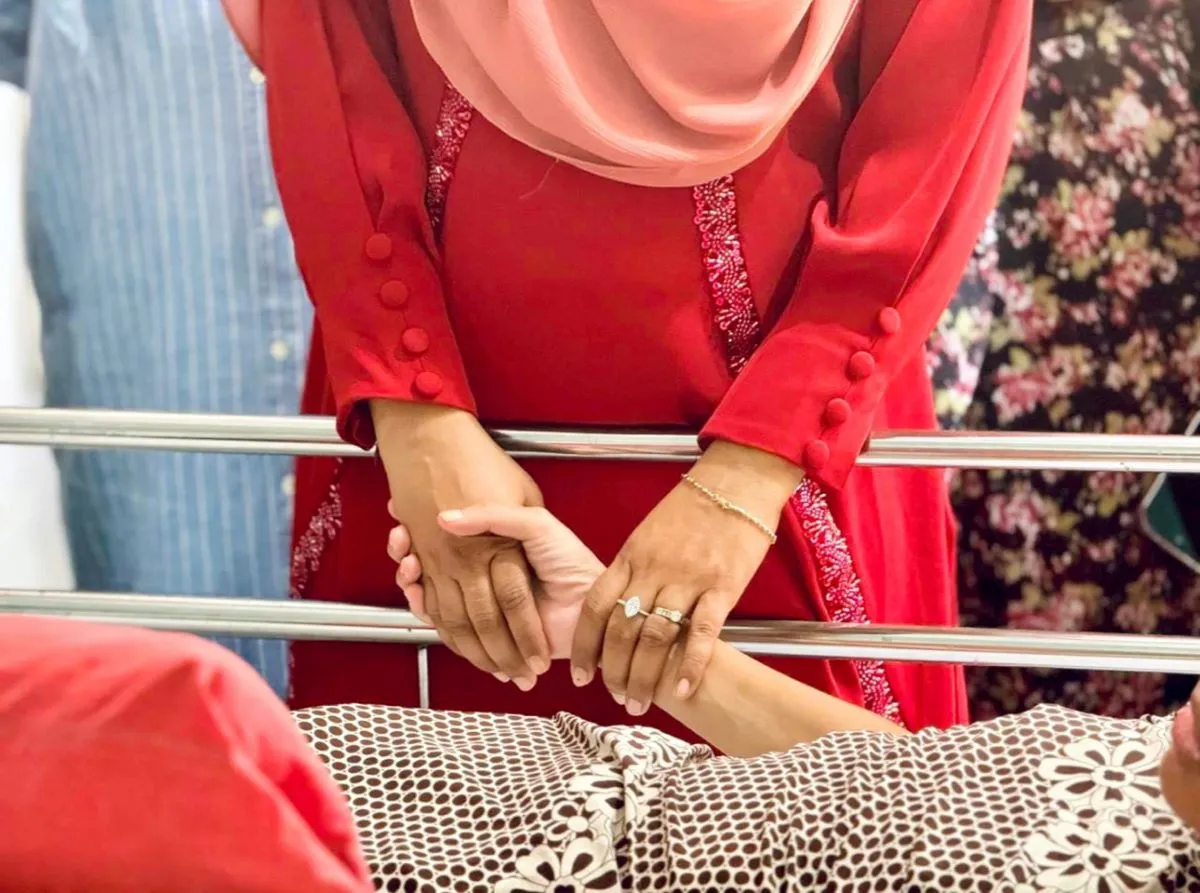 First Lady Sajidha Mohamed's visit to Home for People with Special Needs in Guraidhoo (Photo/ Ministry of Social and Family Development via X)