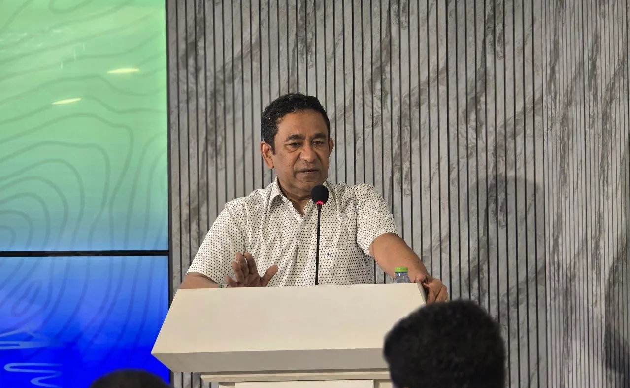 2025 ބަޖެޓްގައި ތަފްސީލެއް ނެތް؛ ދާއިރާގައި ހިނގާ މަޝްރޫއު މެމްބަރަށް ވެސް ނޭނގެ: ރައީސް ޔާމީން