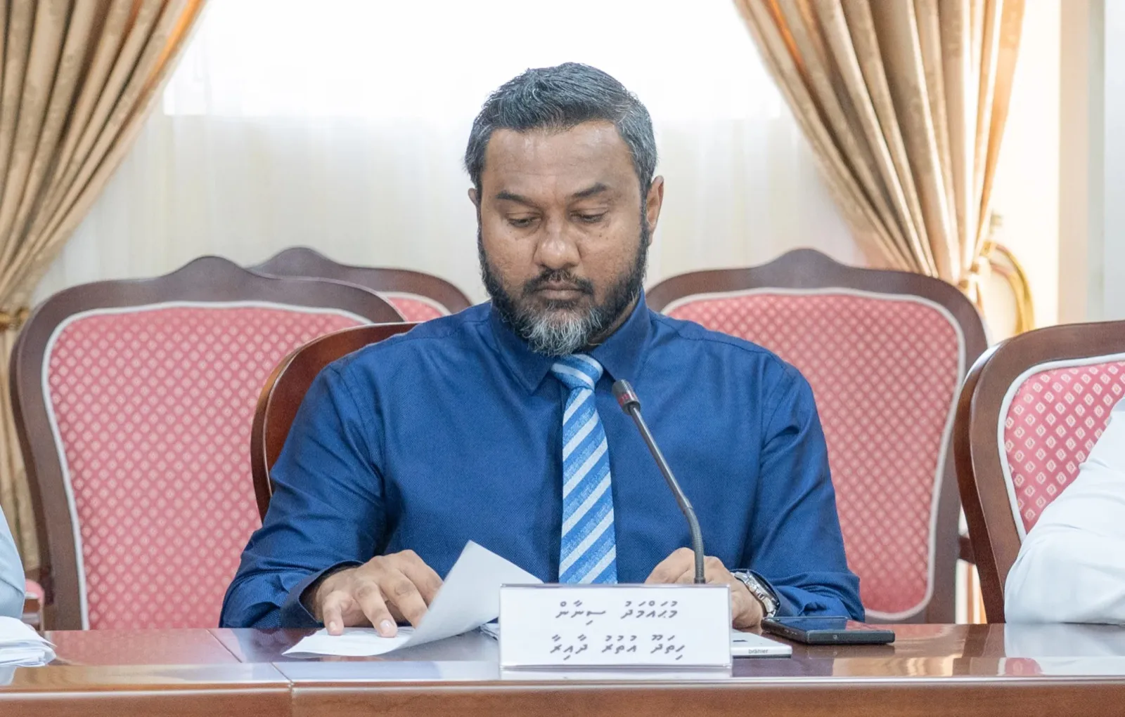 ރައްޔިތުންގެ މަޖިލީހުގެ ހިތަދޫ އުތުރު ދާއިރާގެ މެންބަރު މުޙައްމަދު ސިނާން