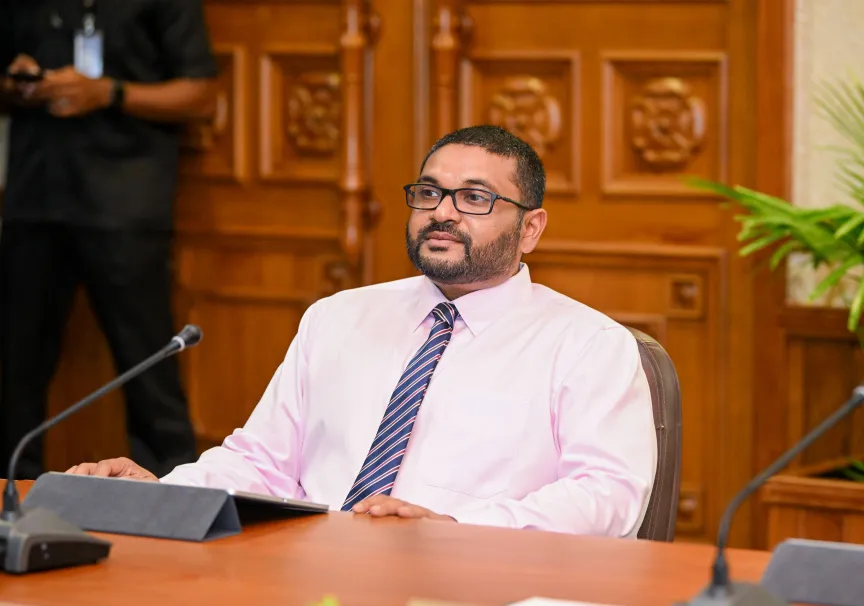 Defense Minister Mohamed Ghassan Maumoon (Photo/President’s office)