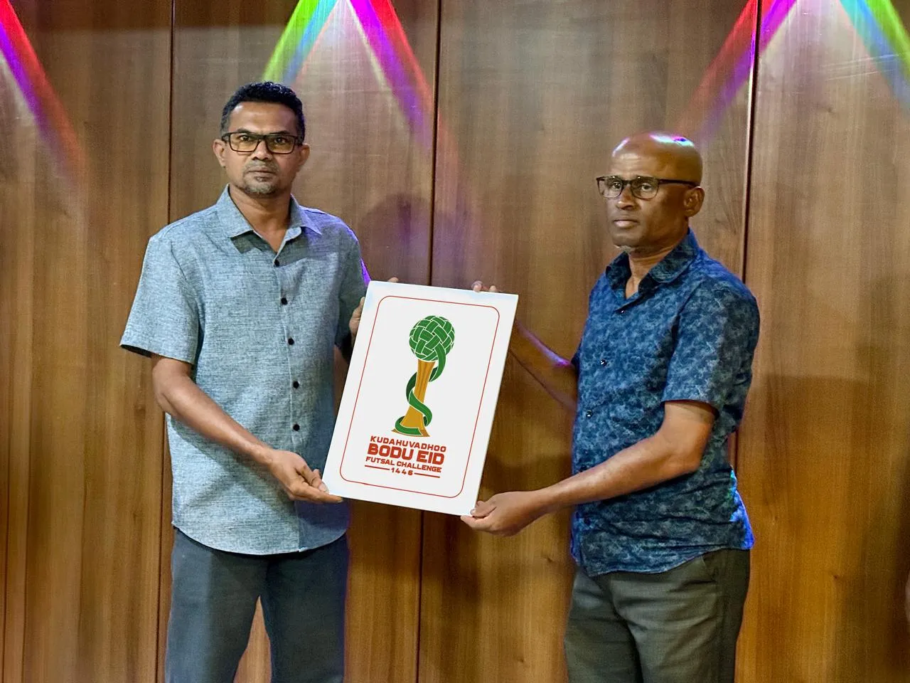 ކުޑަހުވަދޫ ބޮޑުޢީދު ފުޓްސެލް ޗެލެންޖް 1446 ގެ ލޯގޯ އިފްތިތާޙް ކޮށްފި