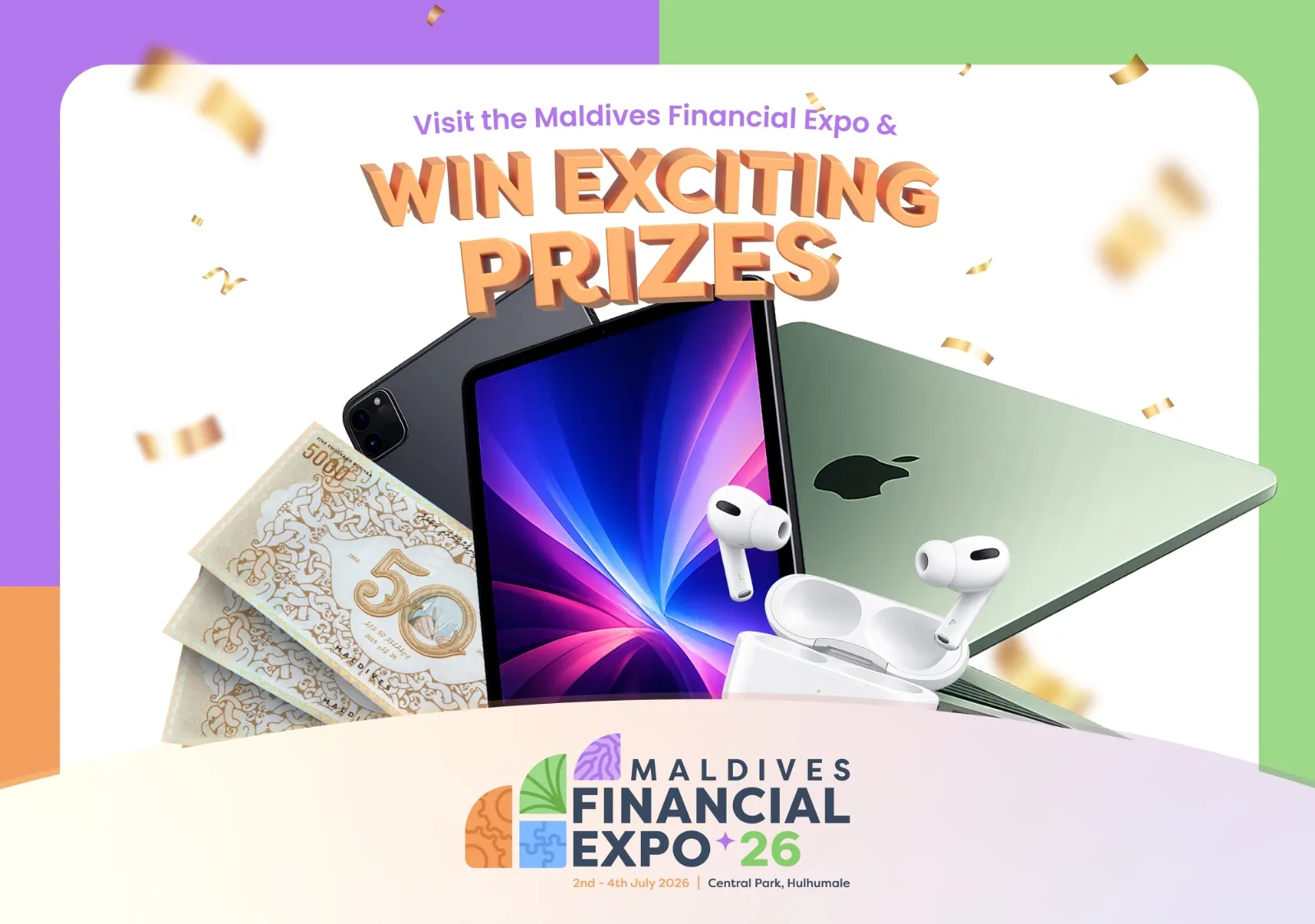 Maldives Financial Expo Visitors to Win MVR 25,000 Grand Prize and Dozens of Other Rewards