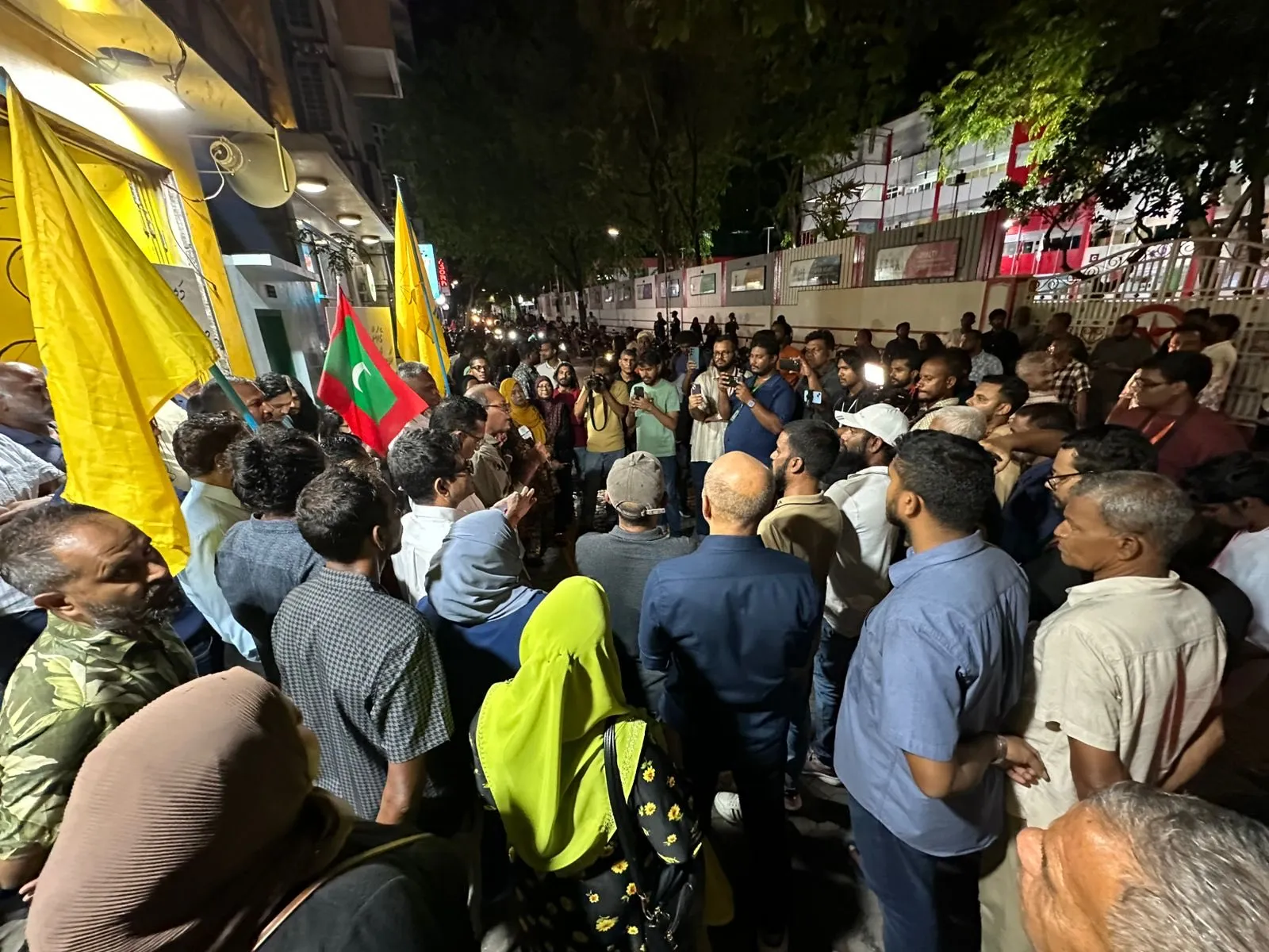 During an MDP rally (Photo/MDP)