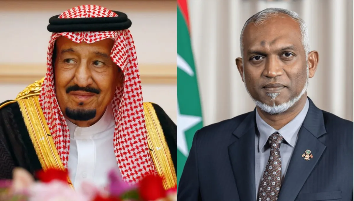 Saudi Arabia King Salman bin Abdulaziz Al-Saud and President Dr. Muizzu
