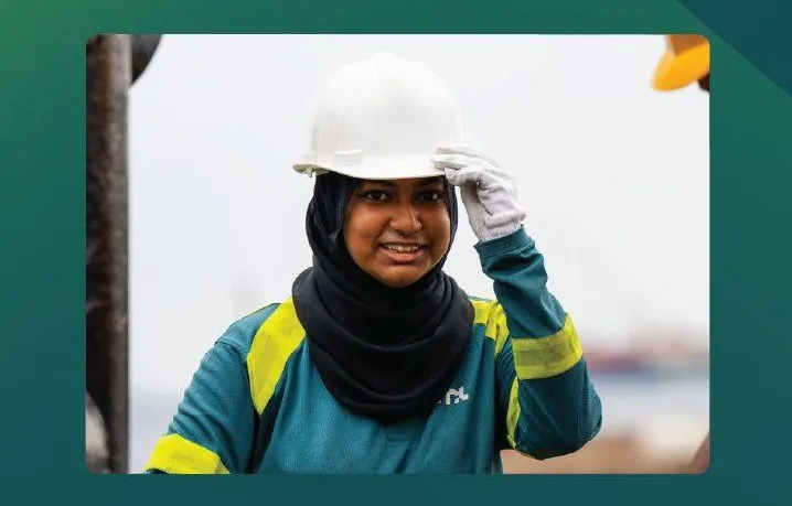Hamdha Becomes First Female Marine Mechanic Apprentice at MPL