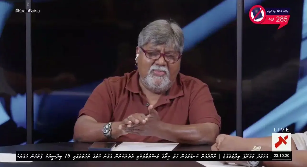 ރާއްޖެޓީވީ ކާލާބައިސާ ޕްރޮގްރާމްގެ ޕްރެޒެންޓަރު ރަމީޒް..