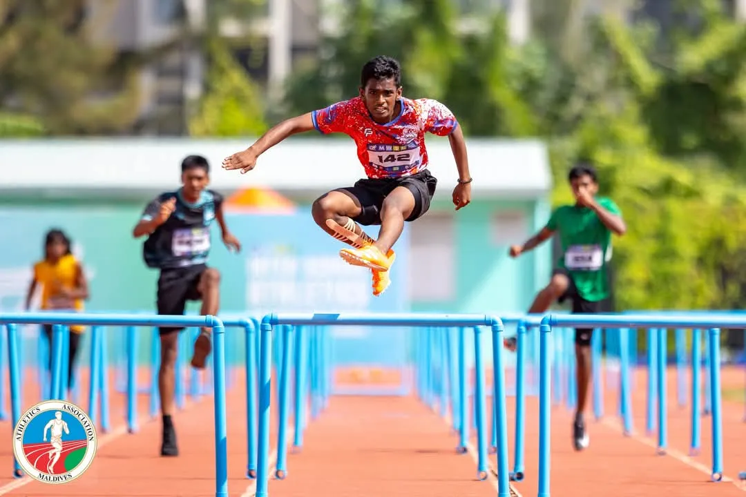 އިންޓަރ ސްކޫލް އެތްލެޓިކްސް މުބާރާތުގެ ތެރެއިން.. ފޮޓޯ: އެތްލެޓިކްސް އެސޯސިސޭޝަން އޮފް މޯލްޑިވްސް