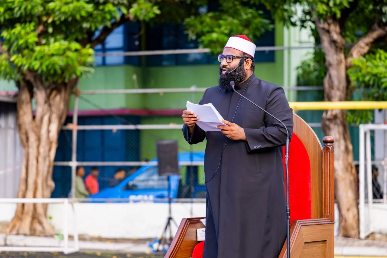 މިއަދުގެ ޢީދު ޚުޠުބާގައި ޢީދުގެ އަދަބުތަކާއި މުސްލިމުންގެ އެއްބައިވަންތަކަމުގެ މައްޗަށް އަލިއަޅުވާލައިފި