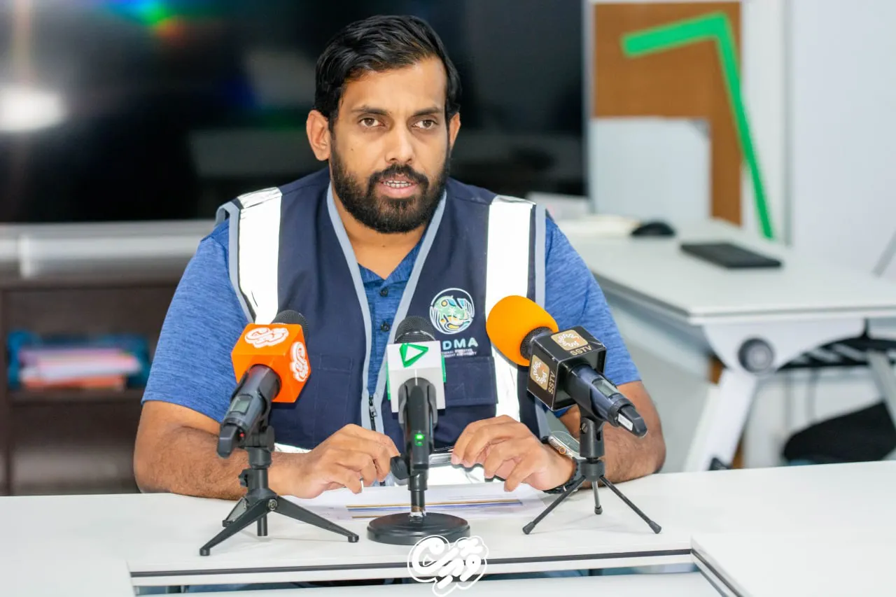 އެންޑީއެމްއޭ އިން މިއަދު ބޭއްވި ނޫސްވެރިންގެ ބައްދަލުވުން-- ފޮޓޯ: ވޮއިސް