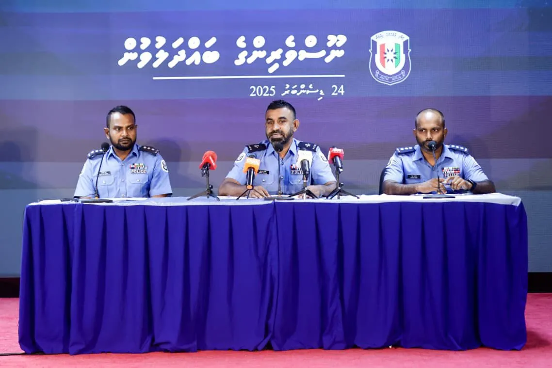 ފުލުހުން ބޭއްވި ނޫސްވެރިންގެ ބައްދަލުވުމުގެ ތެރެއިން: ފޮޓޯ/ ޕޮލިސް
