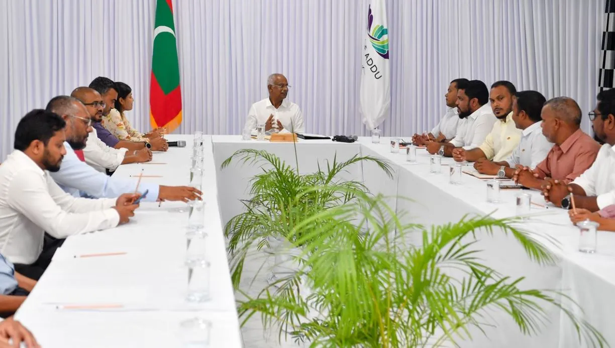 ރައީސުލްޖުމްހޫރިއްޔާ އައްޑޫ ސިޓީ ކައުންސިލާ ބައްދަލުކުރައްވައިފި
