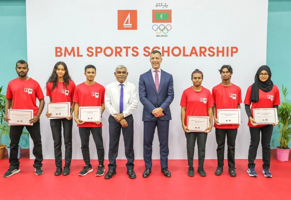 Scholarship handed over the ceremony. Picture: BML
