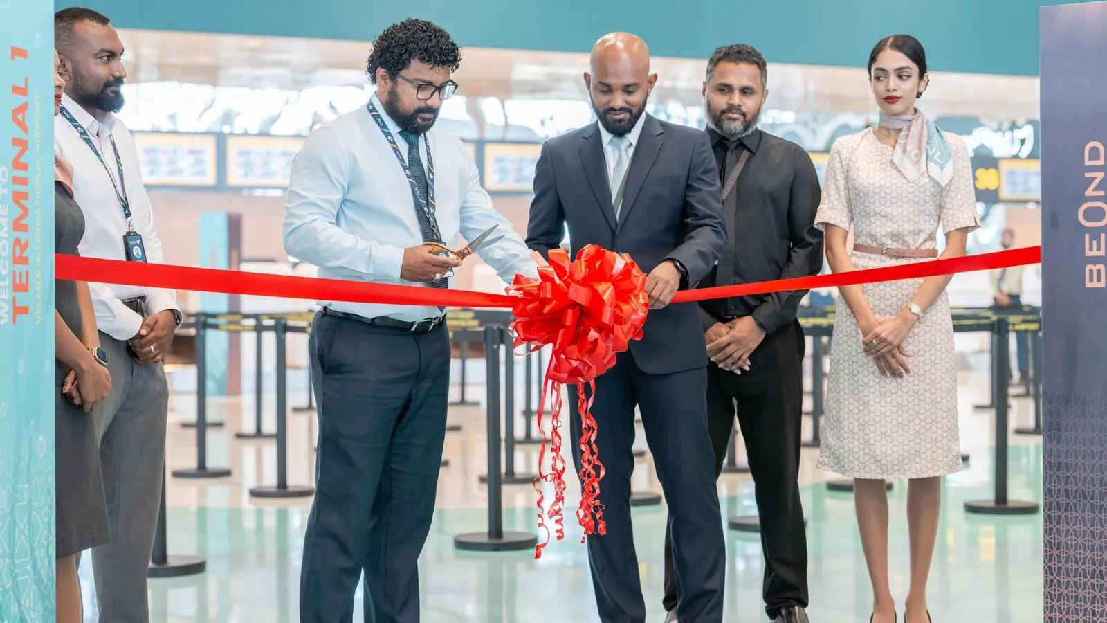ބިއޮންޑު އެއާލައިނުން އައު ޓާމިނަލް ބޭނުންކުރަން ފެށުމުގެ ތެރެއިން.. ފޮޓޯ: އެމްއޭސީއެލް