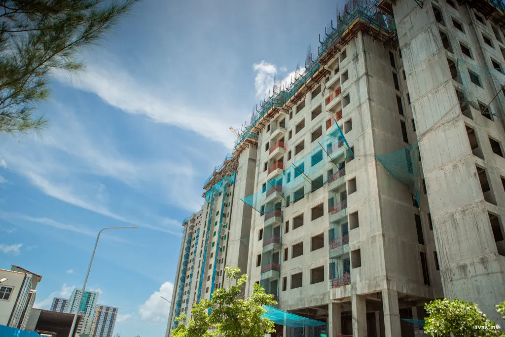 A Flat being constructed in Hulhumale phase 2