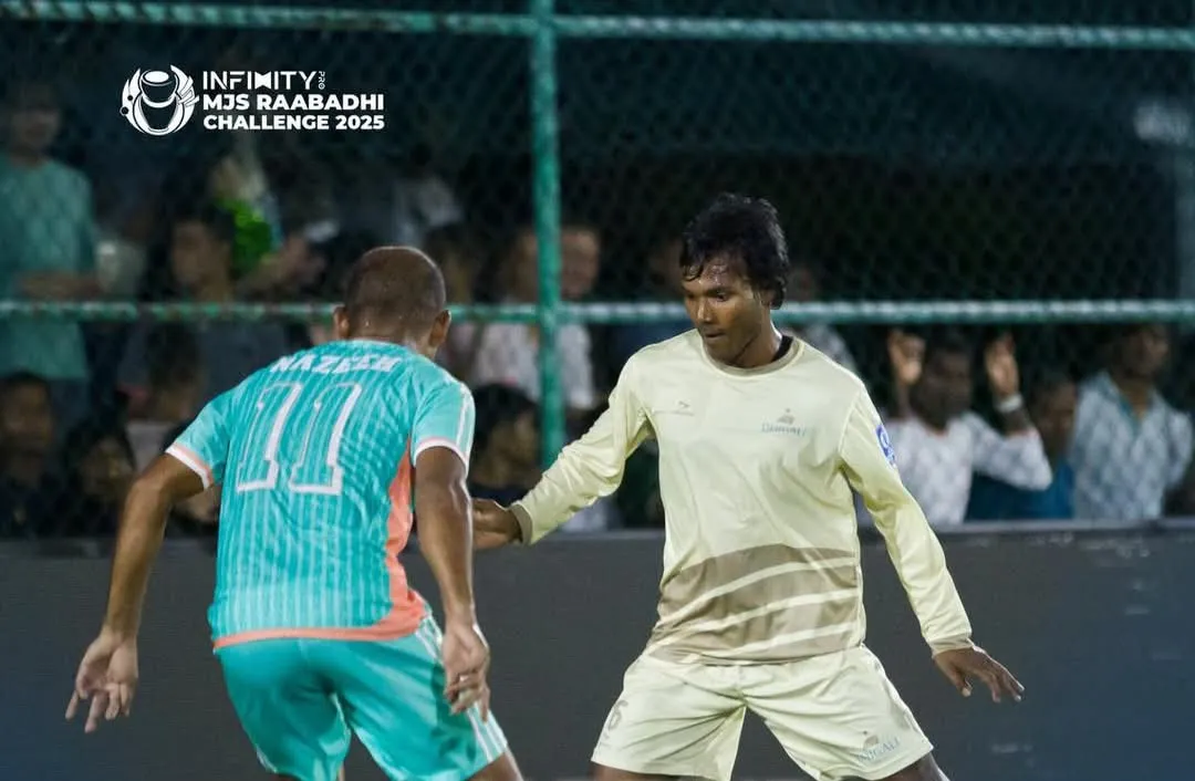 ޖޯލި މޯލްޑިވްސް އާއި ދިގަލި މޯލްޑިވްސް ވާދަކުރި މެޗުގެ ތެރެއިން..
