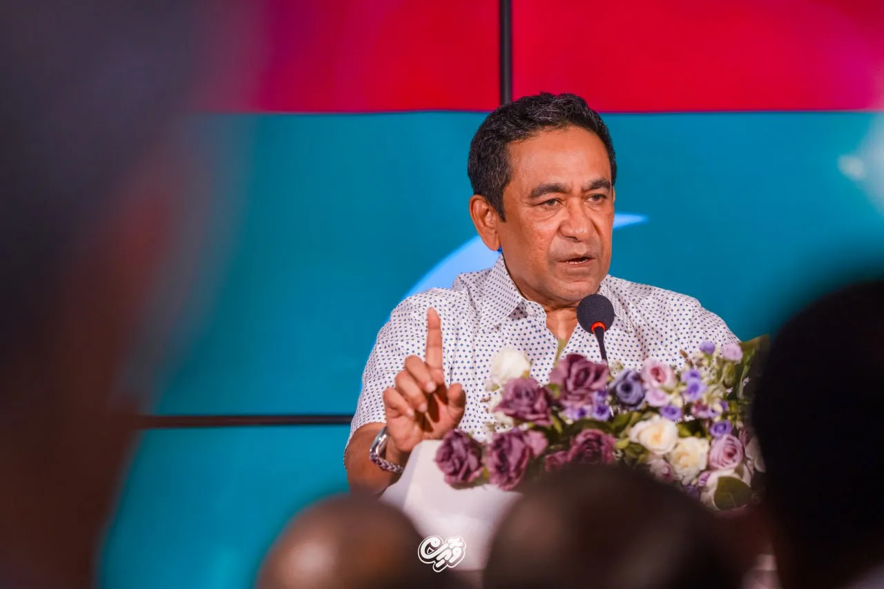 ގައުމުން އިންޗިއެއް ވެސް ދޫކޮށްލެވެން ވާނީ ރައްޔިތުންގެ ވޯޓަކުން: ރައީސް ޔާމީން