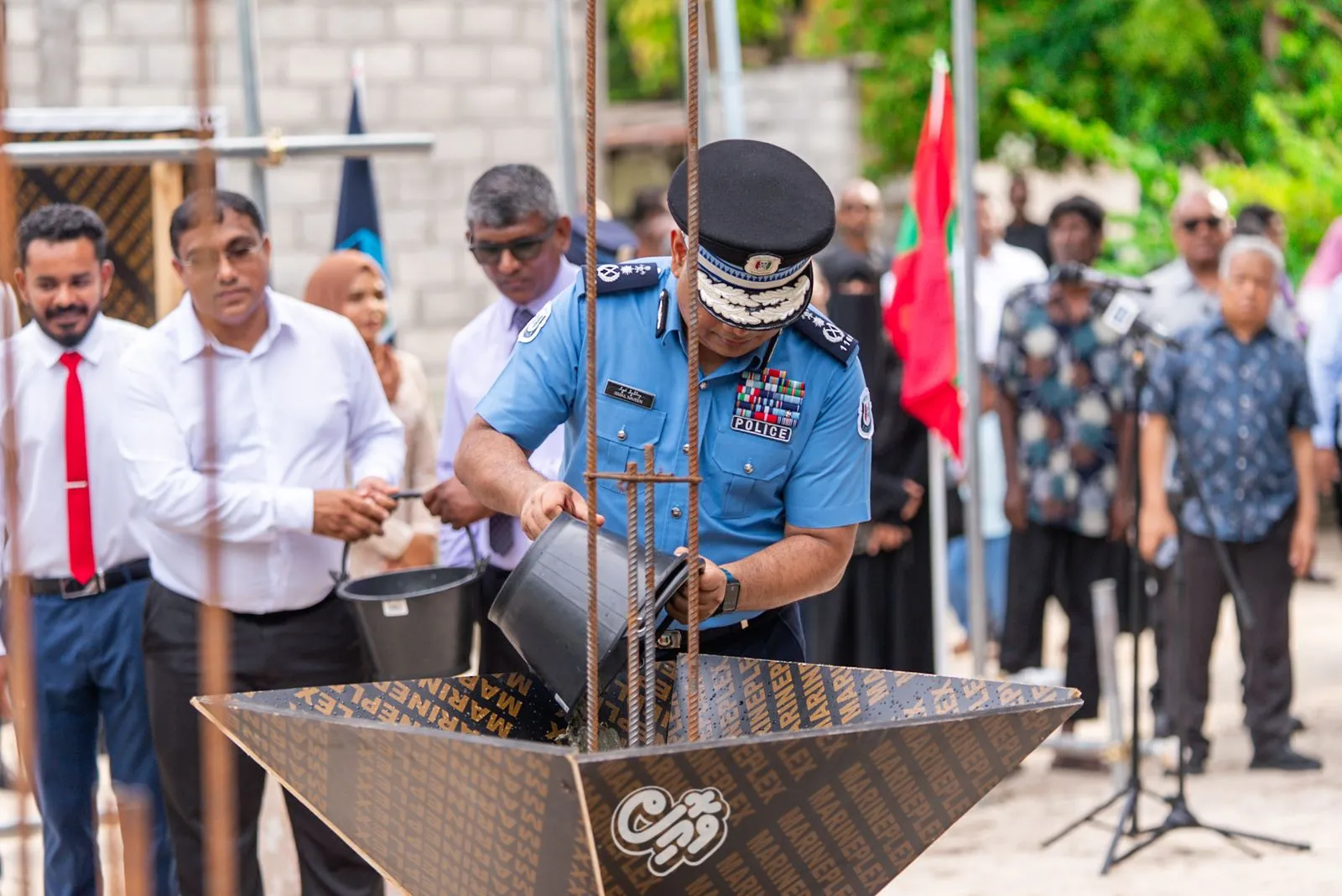 ގޮއިދޫއާ ފެހެންދޫގައި ފުލުހުންގެ ހިދުމަތް ފަށަން ވަނީ ނިންމާފައި -- ފޮޓޯ: ރައީސް އޮފީސް