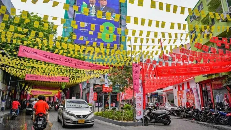 މާލޭގައި ކެމްޕެއިނަށް ދިދަފަތި ދަމާފަ -- ފޮޓޯ: ގެޓީ އިމޭޖްސް