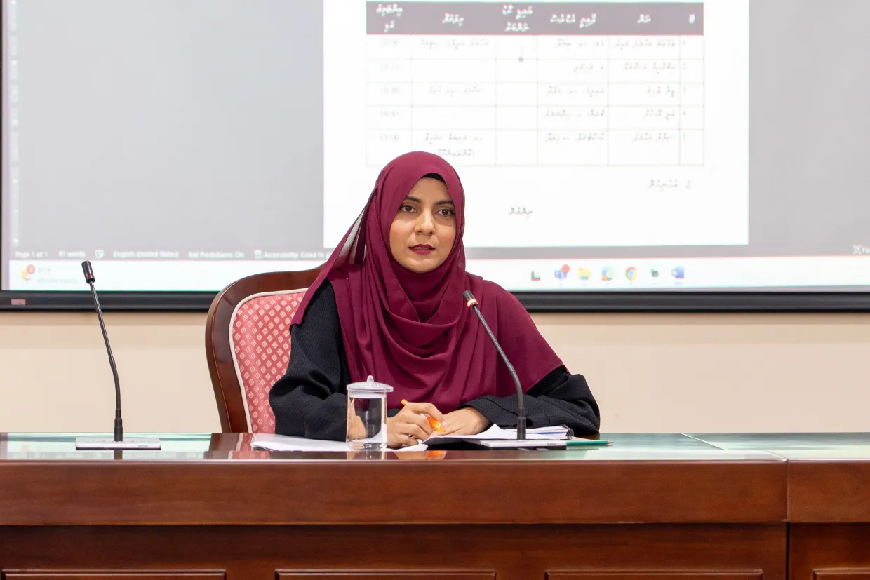 ޒަމްޢަތު އަޙްމަދު ވަޙީދު މިއަދު- ފޮޓޯ/ މަޖިލިސް