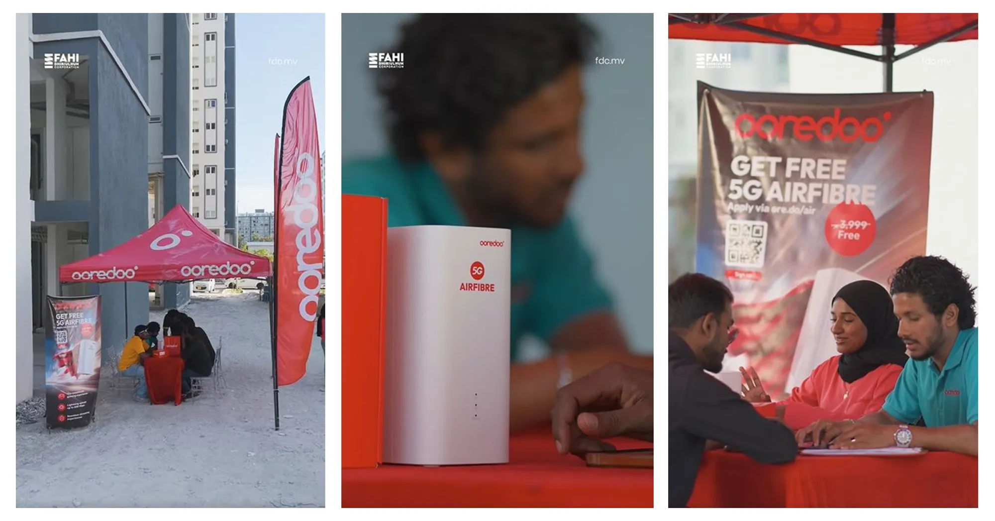 ފަހި ފްލެޓްސްތަކުގެ ޓެނެންޓުންނަށް އުރީދޫ އެއަރ ފައިބާ ހިލޭ ލިބިގެންދާ ޕްރޮމޯޝަނެއް ކުރިއަށް - އަމާން ފްލެޓްސްތައް ކައިރީގައި އުރީދޫ ޑެސްކްތައް ހުންނާނެ