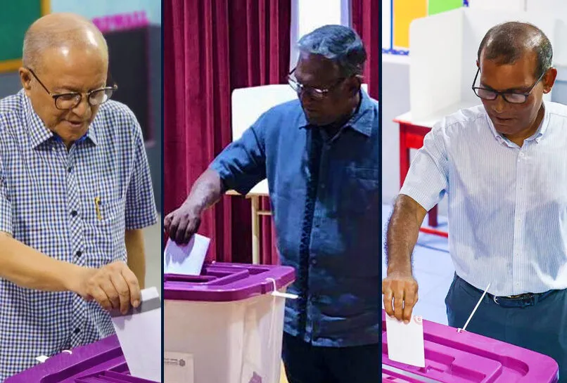 ކުރީގެ ރައީސުން ކަމަށްވާ ރައީސް މައުމޫން، ނަޝީދު އަދި ޑރ. ވަހީދު ވޯޓުލައްވައިފި
