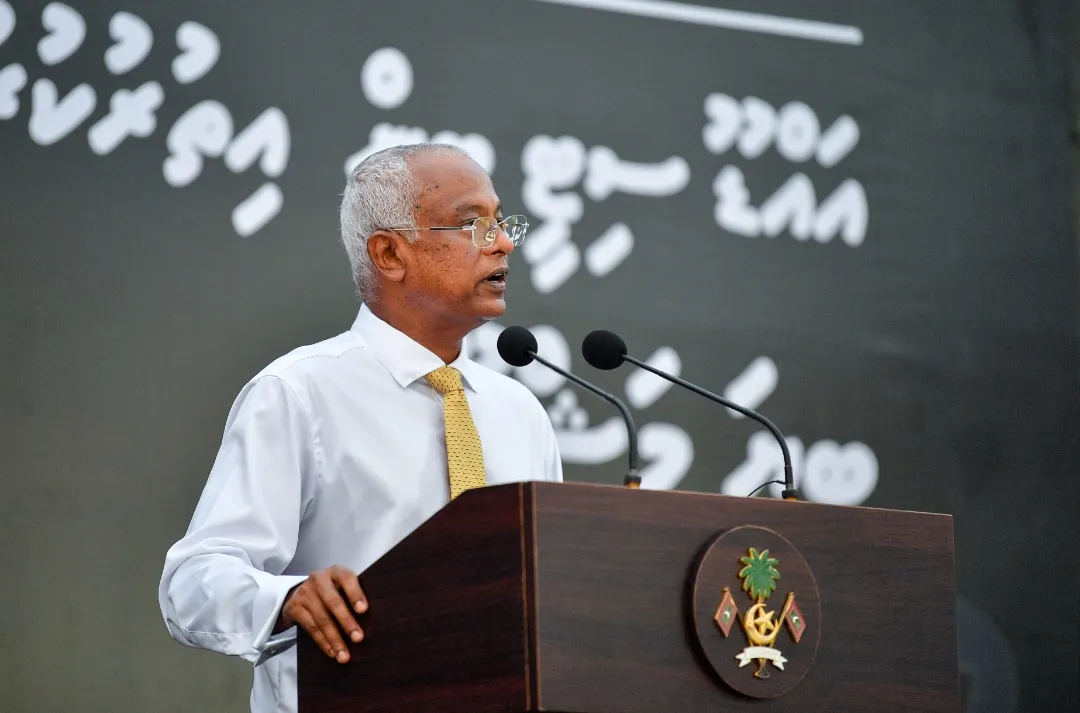 އައްޑޫގެ ތާރީޚުގައި ހިންގޭ ބިމާގުޅޭ އެންމެބޮޑު މަޝްރޫޢު މިހާރު އެވަނީ މެކުހަށް ޖަހާފައި: ރައީސް ޞާލިހު