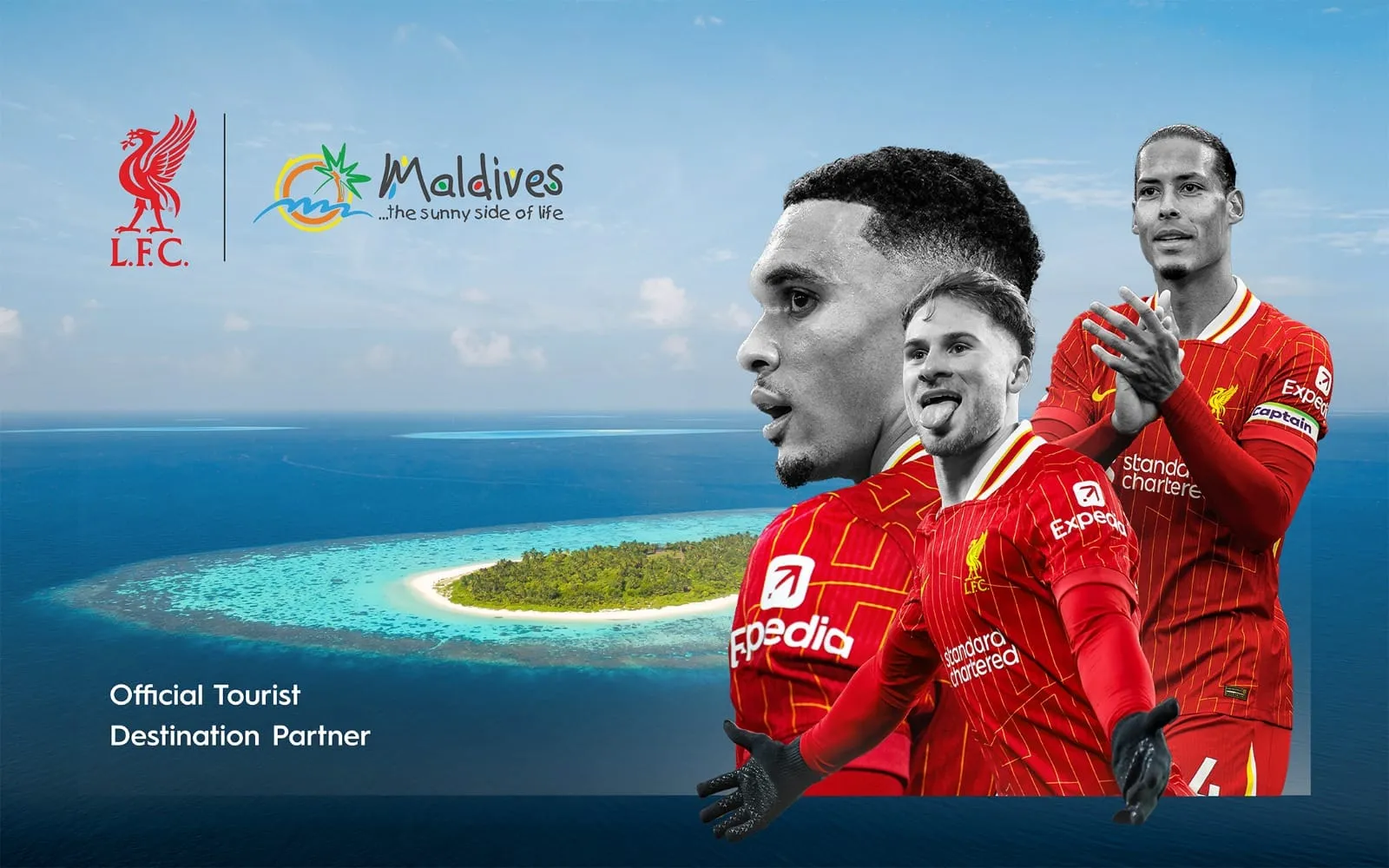 Maldives named Liverpool FC's official tourist destination partner