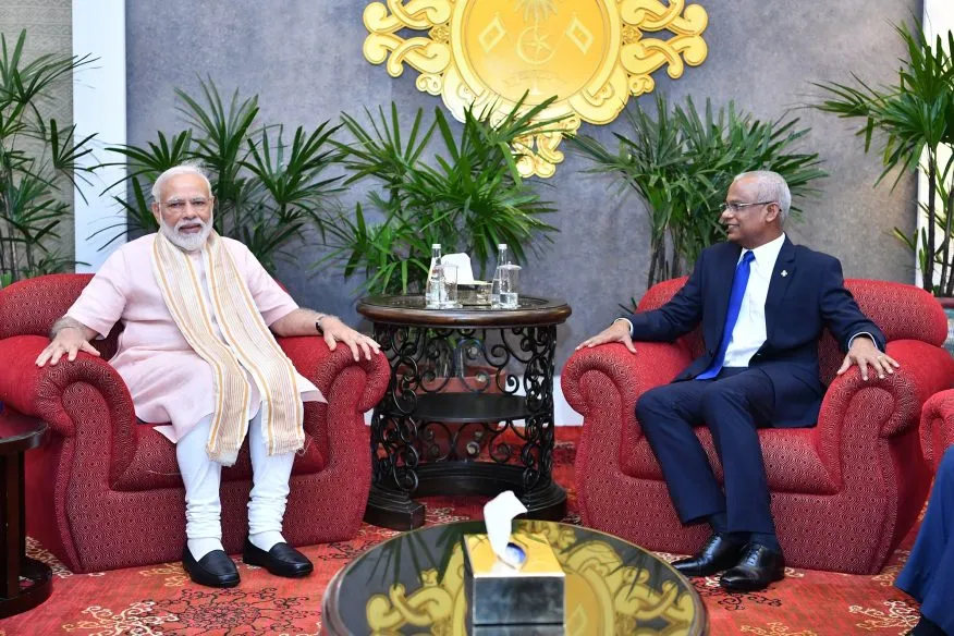 ރައީސް ސޯލިހާއި ބޮޑުވަޒީރު މޯދީ