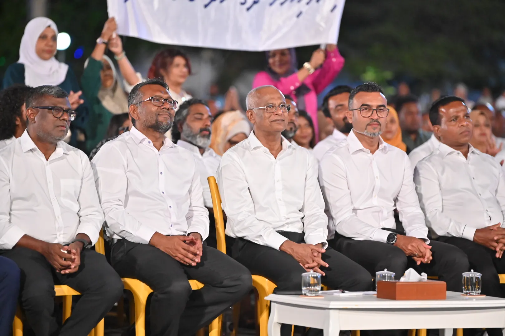 MDP's top officials at a rally on December 10, 2024 (Photo/MDP)