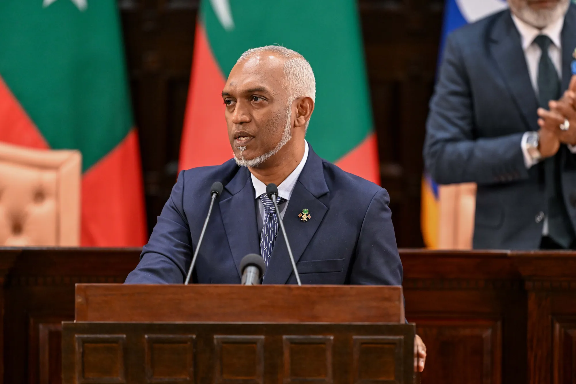 ރައީސުލްޖުމްހޫރިއްޔާ ރިޔާސީ ބަޔާން އިއްވުމުގެ ތެރެއިން - ފޮޓޯ: ރައީސް އޮފީސް