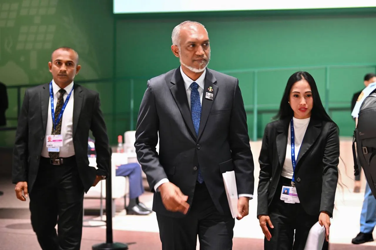 President Muizzu at the COP28 Summit--Photo: President's Office