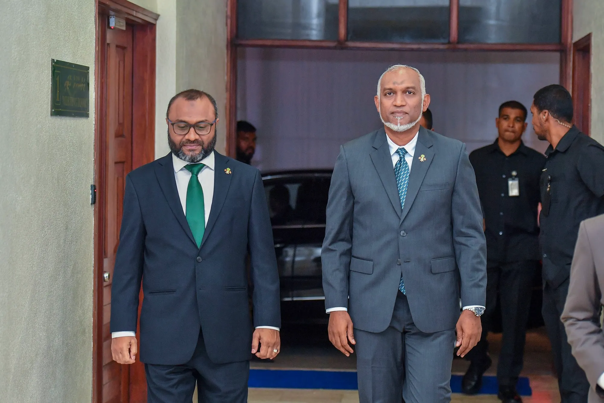 ރައީސް މުއިއްޒު، އަދި މިނިސްޓަރު ޝަހީމް