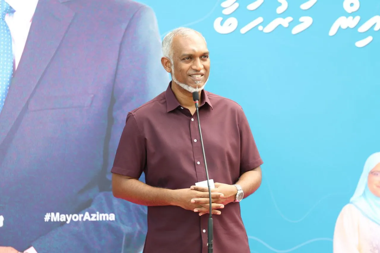 ވިލިމާލޭގައި އޮތް ރަސްމިއްޔާތުގައި ރައީސް ވާހަކަފުޅު ދައްކަވަނީ / ފޮޓޯ:ވޮއިސް
