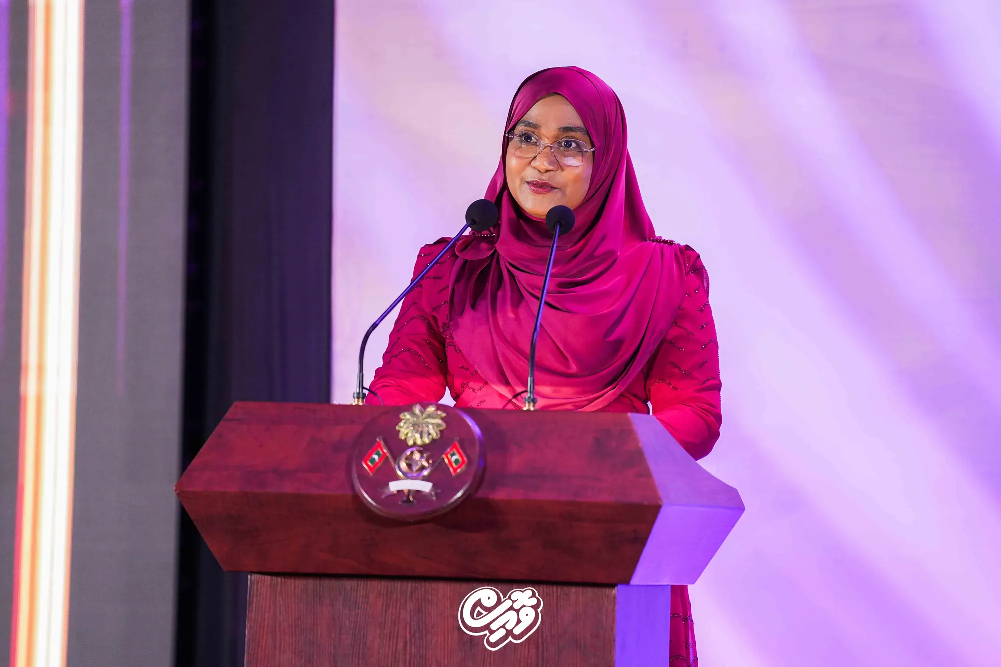 ރޭގެ ހަފްލާގައި މެޑަމް ސާޖިދާ ވާހަކަފުޅު ދައްކަވަނީ..