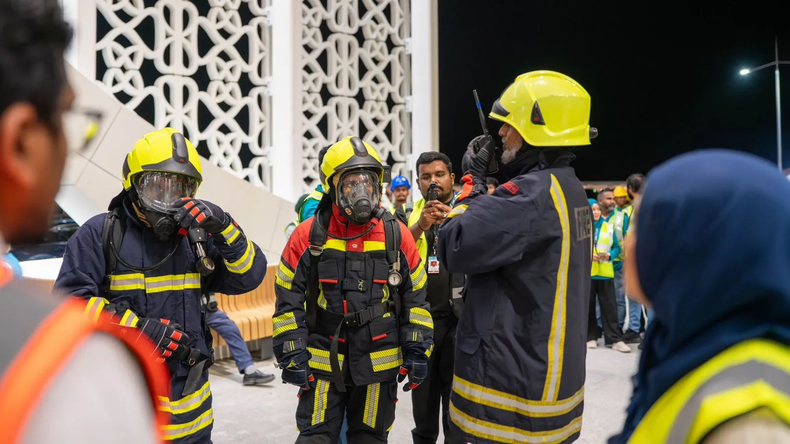 ވީއައިއޭގެ އެއާޕޯޓް އެމެޖެންސީ ސާވިސަސްގެ ފަޔާ ޑްރިލް