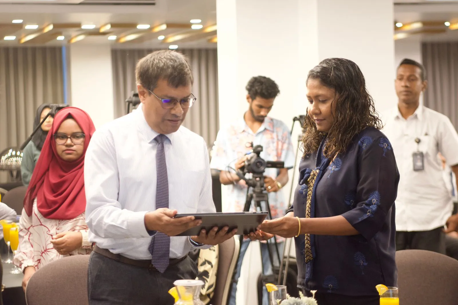 އިންޓަގްރޭޓެޑް ކޯޓް މެނޭޖްމަންޓް ސިސްޓަމް، އައި.ސީ.އެމް.އެސް އިފްތިތާޙް ކުރުން- ފޮޓޯ/ ޑީޖޭއޭ